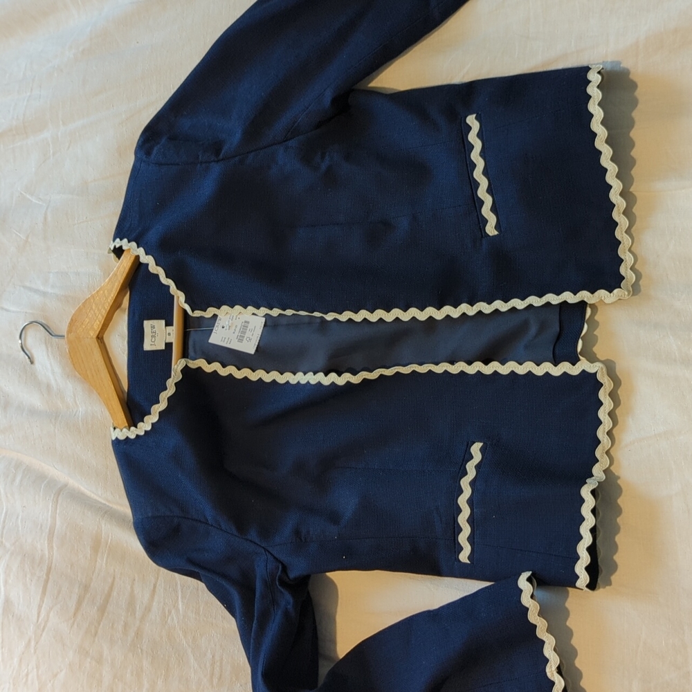 JCrew navy blazer size 8